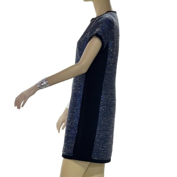 MADEWELL Dress Multicolor Metallic Pencil Sheath Women's Size 6 - Picture 4 of 13